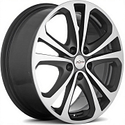 Диск 7x17 5x114.3 ET37 D66.6 X-trike X-113 BKM/FP
