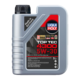 Liqui Moly Top Tec 4300 5W30 синтетическое 1л
