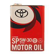 Toyota Motor oil SP/GF-6 5W30 синтетическое 4л