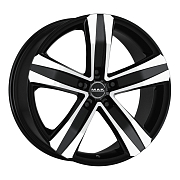 Диск 7.5x17 5x130 ET45 D71.6 MAK Stone5 W Black mirror