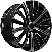Диск Литой 9.5x19 PCD 5x112 ET33 D66.56 PDW 5241 Gloss Black Machine Face