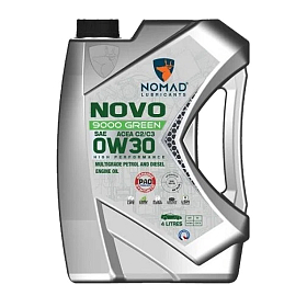Nomad NOVO 9000 GREEN 0W30 SP/SN C2/C3 Синтетическое 4л