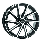 Диск 6.5x16 5x108 ET50 D63.4 ALUTEC Singa Diamant Black Front Polished
