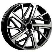 Диск Литой 6.5x17 PCD 5x114.3 ET46 D67.1 Вектор R267 Алмаз черный