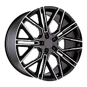 Диск 9.5x21 5x112 ET37 D66.6 Khomen Wheels KHW2101 (Front) Black-FP