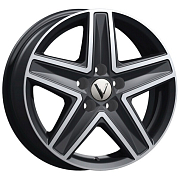 Диск Литой 6.5x16 PCD 5x108 ET42 D65 Вектор B237 Алмаз черный