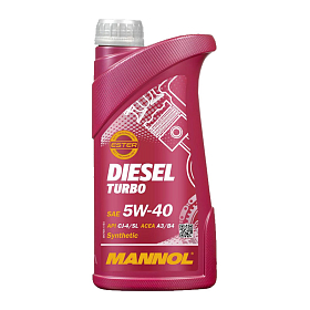 Mannol Diesel Turbo 5W40 синтетическое 1л