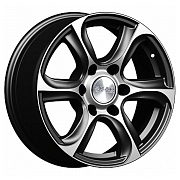Диск 7.5x17 6x139.7 ET30 D67.1 СКАД Скала Алмаз бархат