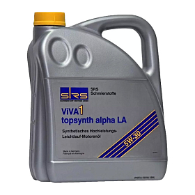 SRS VIVA 1 topsynth alpha LA 5W30 C2/C3/CF Синтетическое 5л
