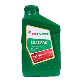 Tatneft LUXE PAO 5W30 SN A3/B4 синтетическое 1л