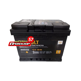 Аккумулятор RENAULT Standart 60 А/ч R+ обратная EN510A 242x175x190 Стандартные