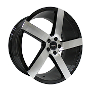 Диск 8.5x19 5x112 ET30 D66.6 Vissol V-080L black-with-machined-face