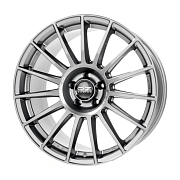 Диск 8x18 5x112 ET35 D75 OZ Racing Superturismo LM Matt Race Silver + Black Lettering