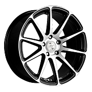 Диск 8.5x19 5x114.3 ET45 D66.1 Racing Wheels H-714 BK F/P