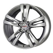 Диск 6.5x15 4x100 ET35 D72 MAK Zenith Hyper Silver