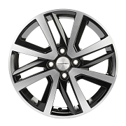 Диск 6x16 4x100 ET41 D60.1 Khomen Wheels V-Spoke 609 Black-FP
