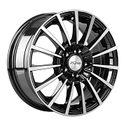 Диск 6.5x15 5x108 ET50 D63.35 X-trike X-106 BK/FP