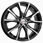 Диск Литой 7.5x17 PCD 5x100 ET45 D56.1 K&K КС697М алмаз черный