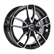 Диск Литой 6.5x16 PCD 5x114.3 ET40 D66.1 Megami MGM-20FF BKF
