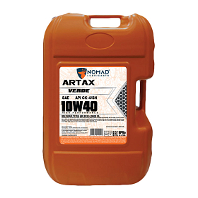 Nomad ARTAX VERDE 10W40 CK-4/SN E6E9 синтетическое 20л