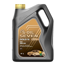 S-Oil SEVEN GOLD #9 5W30 CF/SN C3 синтетическое 4л