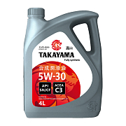 Takayama Motor Oil 5W30 C3 SN/CF C3 Синтетическое 4л