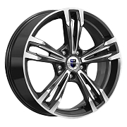 Диск 7x18 5x100 ET45 D67.1 K&K КС935 Алмаз черный