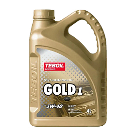 Масло моторное Teboil Gold L 5W40 GL-4/GL-5 Синтетическое 4л