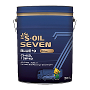 S-Oil SEVEN BLUE #9 15W40 синтетическое 20л