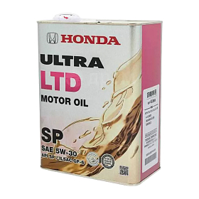 Honda ULTRA LTD 5W30 SP/GF-6 синтетическое 4л