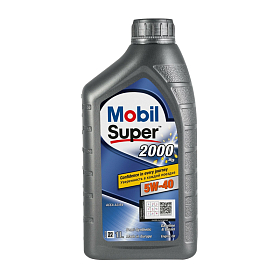 MOBIL SUPER 2000 X3 5W40 A3/B4/B3 SN PLUS  Полусинтетическое 1л