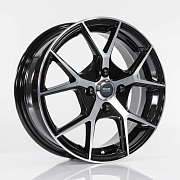 Диск Литой 7.5x18 PCD 5x114.3 ET35 D60.1 Megami MGM-18FF BKF