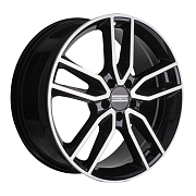 Диск 8x18 5x112 ET38 D66.5 Fondmetal Koros Gloss Black Machined
