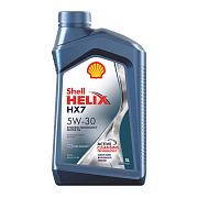 SHELL Helix HX7 5W30 SL/CF A3/B4 А3/В3 полусинтетическое 1л