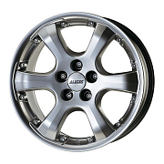Диск 8x17 5x100 ET35 D63.3 ALUTEC Leon Sterling Silver
