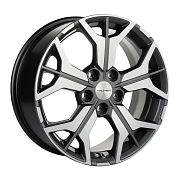 Диск 7x17 5x112 ET40 D57.1 Khomen Wheels Y-Spoke 715 Gray-FP