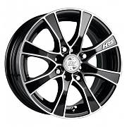 Диск 6x14 4x100 ET38 D67.1 Racing Wheels H-476 BK F/P