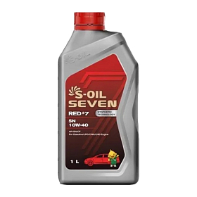 S-Oil SEVEN RED #9 10W40 SN Синтетическое 1л