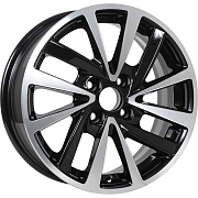 Диск Литой 6x15 PCD 4x100 ET37 D60.1 iFree КС899 алмаз чёрный