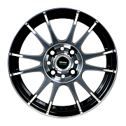 Диск 6x15 4x100 ET46 D54.1 Megami MGM-3 bkf