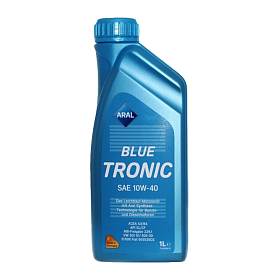 Aral Blue Tronic 10W40 A3/B4 полусинтетическое 1л