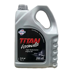 Fuchs TITAN FORMULA 5W40 CF/SN A3/B4 синтетическое 4л