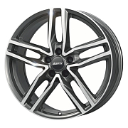 Диск 6.5x16 5x112 ET46 D57.1 ALUTEC Ikenu Graphite front polished