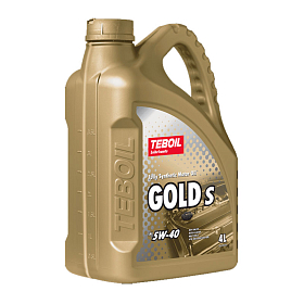 Teboil GOLD S 5W40 CF/SN A3/B4 синтетическое 4л