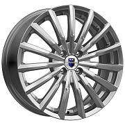 Диск 5.5x14 4x100 ET43 D60.1 Rapid Акцент-оригинал дарк платинум