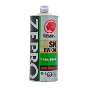 Idemitsu ZEPRO ECO Medalist FS 0W20 SN синтетическое 1л