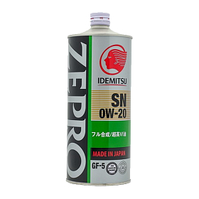 Idemitsu ZEPRO ECO Medalist FS 0W20 SN синтетическое 1л