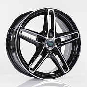 Диск Литой 7x17 PCD 4x98 ET35 D58.6 Megami MGM-17FF BKF