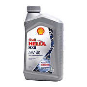 SHELL Helix HX8 5W40 SN PLUS/SN/SL A3/B4 синтетическое 1л