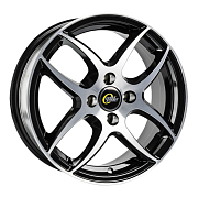 Диск 6x15 4x100 ET50 D60.1 CrossStreet CR-18 BKF